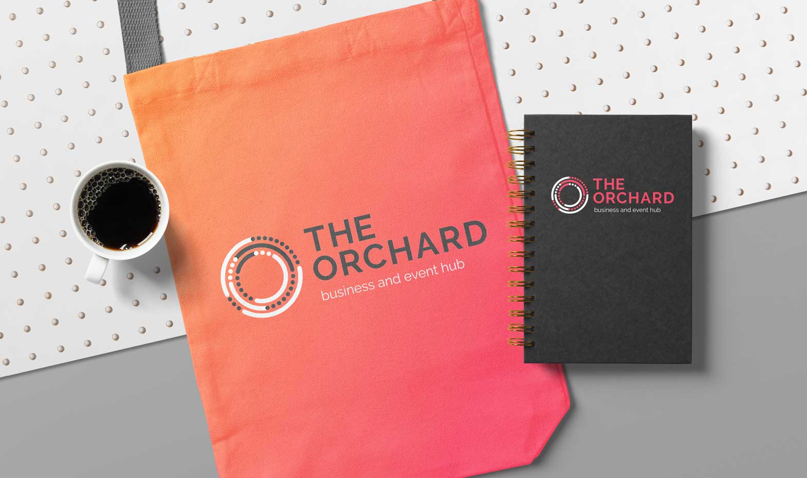 Reusable bag design with branded notebook